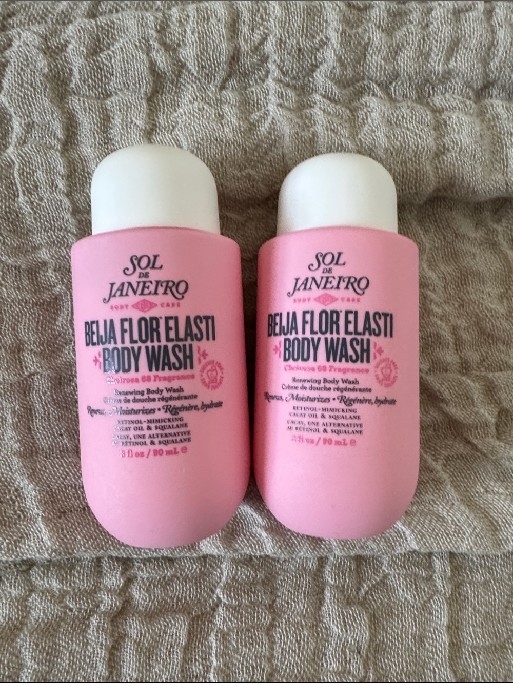 Sol de Janeiro Pink Beija Flor Elasti Body Wash x2